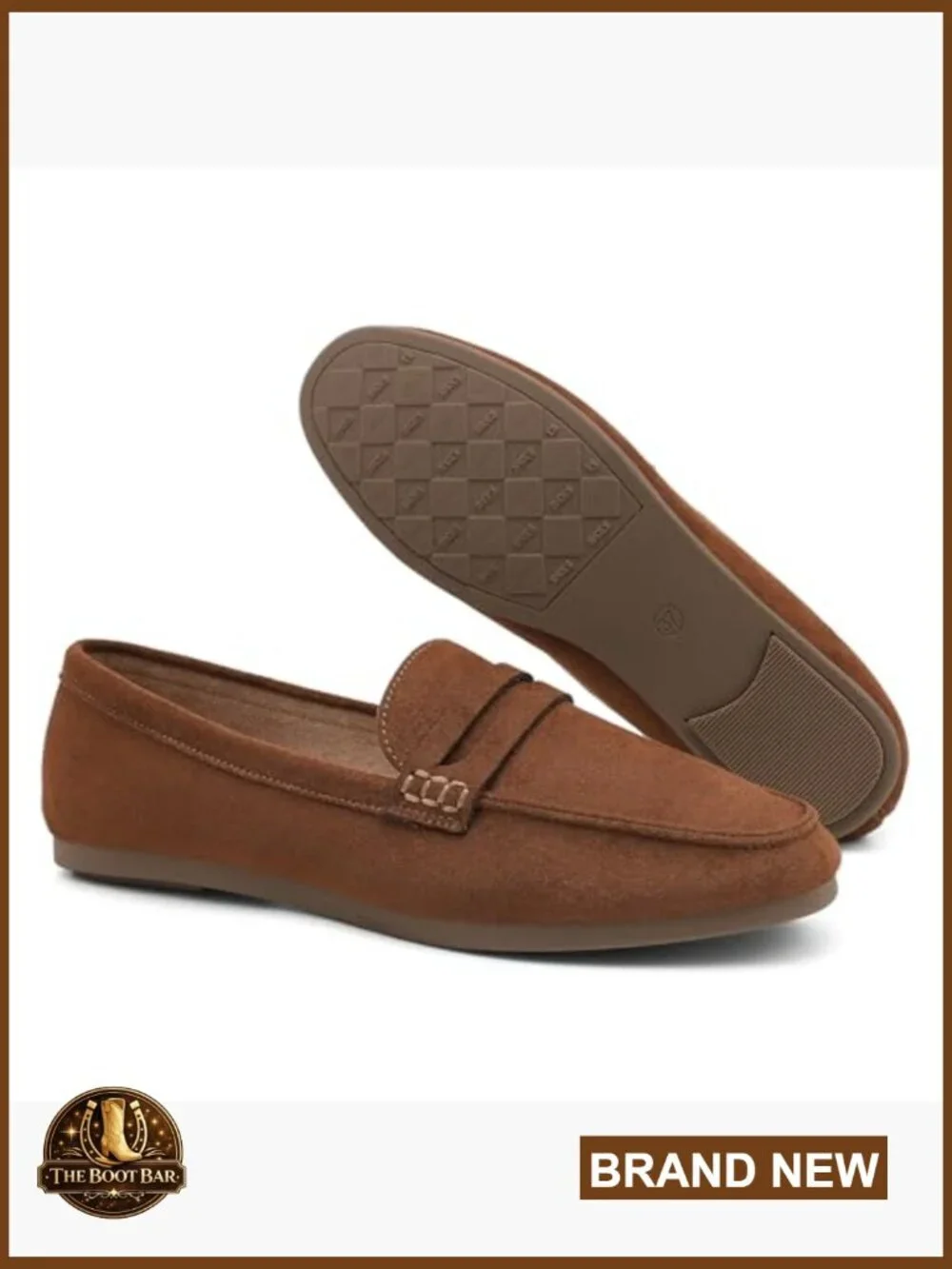 Women's Faux Suede Loafers Slip On Comfortable Lightweight Walking Flats